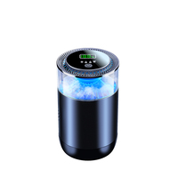 Diffuseur d'arômes intelligent pour voiture, rechargeable, avec fonction de détection sonore, lampe RGB et effet de brume pour l'intérieur automobile