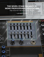 Console de mixage professionnelle GAX-KV14, double effet stéréo avec interface USB pour l'enregistrement en studio et les performances live