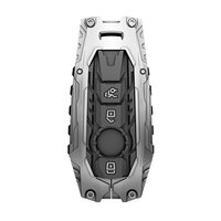 Compatible avec Mercedes Benz Key Fob Cover Car Key Case Protector Holder EQB EQE EQS SUV Maybach Silver Black Accessories