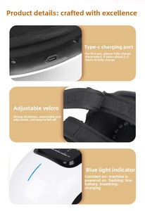 Masajeador de Rodilla Infrarrojo Vibratorio Inalámbrico, Calentamiento Eléctrico, Alivio de Articulaciones, Portátil, para Uso Doméstico, Relajante Cuidado de Rodilla - Product Image 5