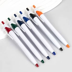 Wholesale Custom Logo Cheap Retractable Ballpoint <b>Pens</b> Plastic Business Advertising <b>Pen</b> Gifts Novelty - Product Image 1