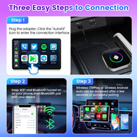 Carlinkit universel pour voiture, Carplay Voiture 4G 64Gb Tbox S2 6115, boîte de jeu vidéo AI TV, Car Play sans fil, Android Auto Dongle pour Apple