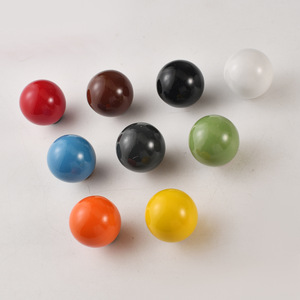 Ceramic Cabinet <b>Knobs</b> Round Colorful Durable Hardware Accessories Minimalist Design - Product Image 4