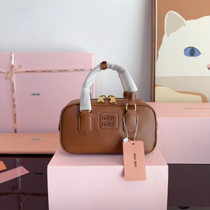 Nuevo Bolso de Lujo de Marca para Mujer de Cuero Genuino Bolso de Hombro de Alta Calidad Estilo MIU MIU con Cierre de Cremallera Impermeable - Product Image 1