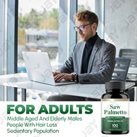 Capsules de Saw Palmetto JBY HALAL 500mg, Complément Alimentaire pour la Santé Masculine, Extrait Naturel de Saw Palmetto, Capsules pour Homme, SERVICE OEM