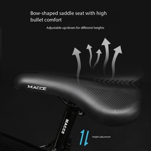 Vélo de montagne pour adulte en acier carbone noir mat, freins à disque doubles, roues de 26 pouces, fourche à suspension avant pour descente/hors route/gravier - Product Image 5