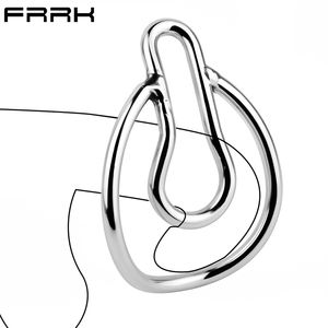 FRRK-288 clip mimetiche in metallo in acciaio inossidabile facili da indossare oggetti di scena Bdsm Bondage facili da pulire per gli uomini serrature di castità Bondage - Product Image 1