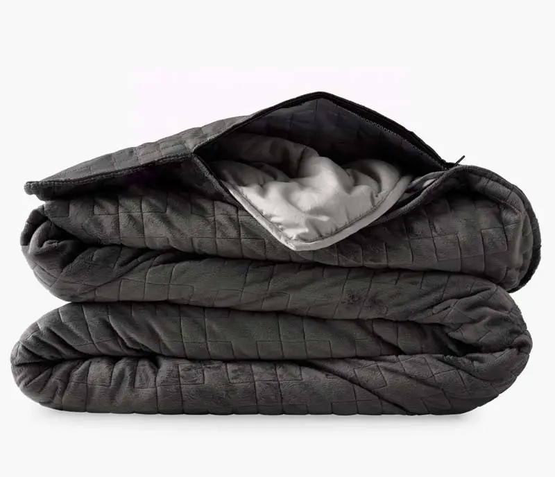 Yeni tasarım yetişkin kaşmir pamuklu battaniye kış rahat kış için ağırlıklı pazen sıcak polar battaniye