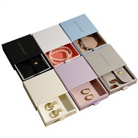 Boîte à bijoux carrée portable écologique de haute qualité pour pierres précieuses, mini-boîte colorée pour boucles d'oreilles, bagues et petits colliers pour femmes