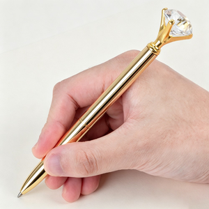 <span class=keywords><strong>Stylo</strong></span> à bille diamanté 1,0 mm personnalisé, promotionnel, de haute qualité, à écriture fluide, vente en gros, best-seller - Product Image 4