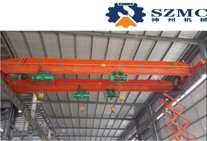 LDE impianto di produzione telecomandato fune elettrica monotrave doppio paranco carroponte - Product Image 2