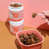 Poudre de champignon Turkey Tail probiotique pour la santé intestinale et le renforcement immunitaire en pot pour les humains