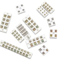 Bloque de Terminales de Cerámica de Porcelana de Alta Frecuencia Personalizado de Fábrica, Conectores de Porcelana de Estatita con Forma Especial