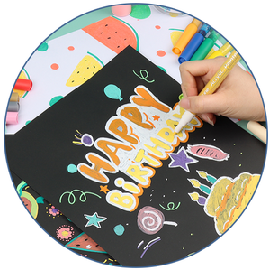 Supply Non-Toxic Double-Headed Acrylic <strong>Marker</strong> Pen in 24 Colors for Children's Painting Kids DIY <strong>Factory</strong> Outlet - Product Image 6