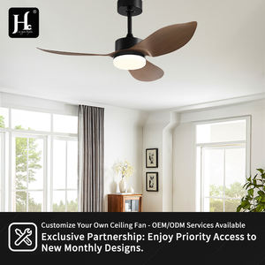 Ventilador de Techo Moderno para Restaurante con Control Remoto de Frecuencia Variable, 38/48 Pulgadas, Sistema de Frenado Antibloqueo, Aspas LED con Luz - Product Image 5