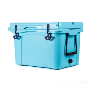 Everich resfriador portátil de 25l/35l, gelo, alta qualidade, ar livre, caixa de refrigerador para pesca, acampamento