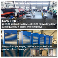 Armoire de rangement d'outils robuste Rochshell OEM OBM en acier laminé à froid avec 13 tiroirs, mobilier d'atelier