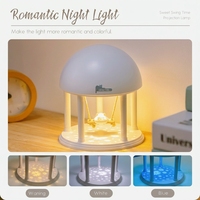 Lampe de table portable LED ABS de style nordique pour enfants, sans fil, à projection, intensité réglable, alimentée par USB, blanc chaud, design moderne, nouveauté