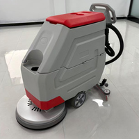 Nettoyeur de sol professionnel, machine de nettoyage de routes industrielle, laveuse de sol poussée à la main pour usine, atelier, supermarché