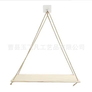 Étagère murale triangulaire en bois massif pour plantes, support de rangement pour salon, couleur blanc charbon - Product Image 4