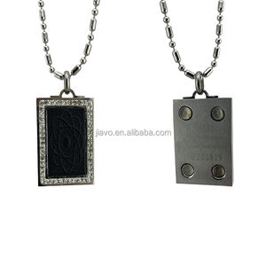 Liontin Bio Energy <span class=keywords><strong>Quantum</strong></span> Kualitas Tinggi Liontin Baja Tahan Karat Berlian - Product Image 1