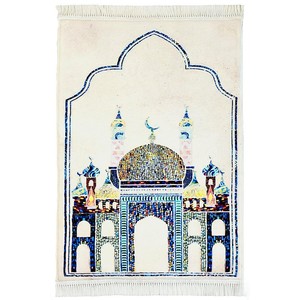 Tappetino da Preghiera per Principianti con Guida alla Preghiera, Moschea di Mecca e Medina, Cuscino in Schiuma da 10mm, Perfetto per Musulmani Principianti - Product Image 6