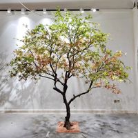 Magnifique Arbre d'Érable Artificiel Naturel Fait Main Durable Écologique Résistant aux UV Imperméable Taille Personnalisée Noël Nouvel An
