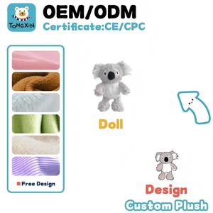 Muñeco Koala de Peluche Personalizado TX, Simulación Perezoso, Pequeño Juguete Almohada para Niños, Color Gris, Juguete de Caricatura CPC CE OEM ODM - Product Image 4