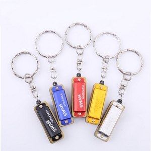 SWAN porte-clés <span class=keywords><strong>Harmonica</strong></span> 4 trous 8 tons clé <span class=keywords><strong>Harmonica</strong></span> de C petit <span class=keywords><strong>Harmonica</strong></span> décoration Mini Instrument de musique pour étudiant débutant - Product Image 5