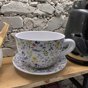 Artisanat grande taille Vintage jardinière Pot de fleur conteneur rustique avec poignée décor Vase jardinage <span class=keywords><strong>cadeau</strong></span> - Product Image 6