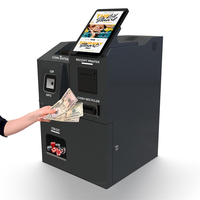Kiosco de Comida Rápida Multi-Moneda Basado en Android con Pago en Efectivo, Compatible con POS, Escaneo de QR, Pantalla de Alta Resolución y Lector de Códigos de Barras