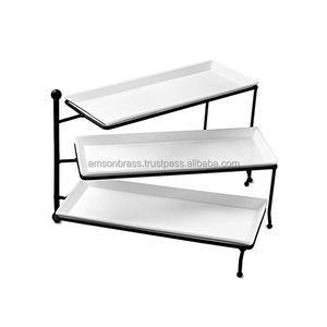 SUPPORT À GÂTEAUX SUPPORT ALIMENTAIRE CUPCAKE PRÉSENTOIR RESTAURANT HÔTEL DÉCORER ÉQUIPEMENT DE SERVICE Plateau À Dessert De Haute Qualité - Product Image 3