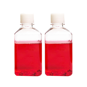 Plástico <span class=keywords><strong>PET</strong></span> estéril PETG Praça Cultura Media Garrafas Médias Garrafas Reagente 60mL 250mL 500mL 1000mL - Product Image 4
