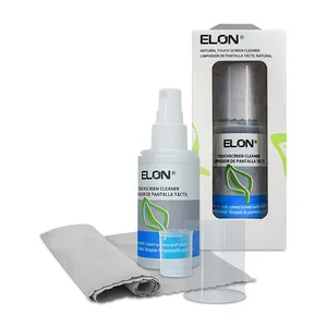 ELON Factory Custom 60ml Portable Spray Type Screen Cleaner Phone Cleaner Phone Screen Cleaner Clean Kit With Color Box