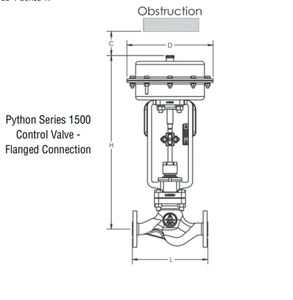 Ручной пневматический клапан контроля температуры пара серии CV-1500 для водяной паровой системы-настраиваемый - Product Image 3