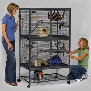 Yolen vente en gros <span class=keywords><strong>Amazoo</strong></span> petit animal quantité minimale de commande 3 couches chenil en métal de haute qualité chien chat hamster autres animaux de compagnie cages - Product Image 2