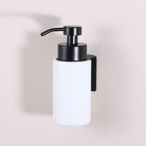 Support mural en acier inoxydable Longan, support d'angle personnalisé, distributeur de savon de 300 ml, distributeur de savon moussant, <span class=keywords><strong>bouteille</strong></span> à pompe - Product Image 3
