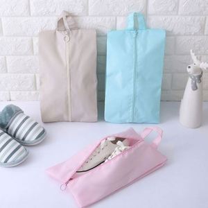 Sac à chaussures de voyage portable et étanche personnalisable avec fermeture éclair et sangle de transport – Vente en gros - Product Image 1