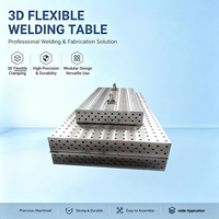 Plateforme de soudage 3D en fonte de haute précision D28, table de fixation modulaire pour la construction de structures en acier