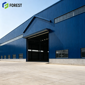 Estructura de Acero Industrial Modular a Prueba de Terremotos, Almacén Prefabricado, Instalación de Almacenamiento de Carga Pesada - Product Image 1