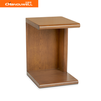 Table basse moderne en bois de chêne massif Table d'appoint élégante au design
