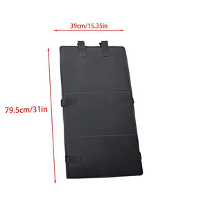 Children Bed Ladder Safety Panel Anti Fall Guard Black Canvas Adjustable Length Design For Kids Bunk Beds - Product Image 2