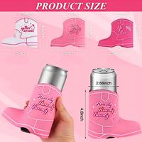 Manchon isotherme pliable en néoprène en forme de chaussure pour canette de bière, protection intégrale, avec logo personnalisé