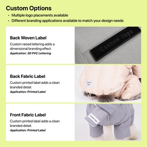 Abrigo de Plumón para Perro, 3 en 1, Reversible, 90% Plumón de Pato Blanco, Tallas XXS-XL, Invierno, Logotipo Personalizado, OEM, ODM - Product Image 3