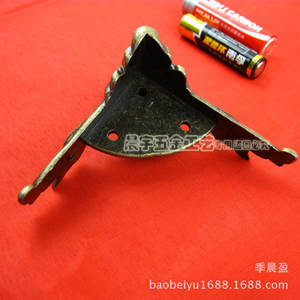 Pies de base grande Chengyu, muebles, caja de madera, esquina de murciélago, regalo, cuatro lados, - Product Image 2