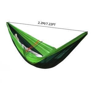 थोक हल्के तह एकल और डबल व्यक्ति आउटडोर पोर्टेबल शिविर हैममॉक - Product Image 3