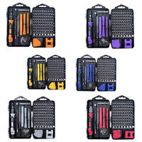 Kit de tournevis de précision 115 pièces, magnétique, pour réparation d'ordinateurs et de téléphones, avec tige télescopique pour iPhone, Switch, ordinateur portable