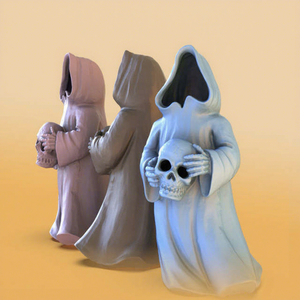 Decoraciones de Fantasmas de Plástico para Halloween para Adultos - Uso en Interiores, Ambiente Festivo y Espeluznante - Product Image 1