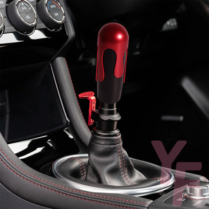 Accessoires de voiture universels en alliage d'aluminium levier de vitesse manuel forme de crème glacée 10.5cm de long tête de levier de vitesse - Product Image 1