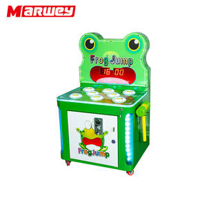 Marwey Vente en gros de machines d'arcade <span class=keywords><strong>Crazy</strong></span> Frog pour enfants Machine de jeu Whack-A-Mole Arcade Hammer de haute qualité - Product Image 1